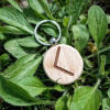 БРЕЛОК ДЕРЕВ'ЯНИЙ РУНА КАНО РУЧНА РОБОТА (KEYRING WOODEN FLEECE KANO HANDMADE)